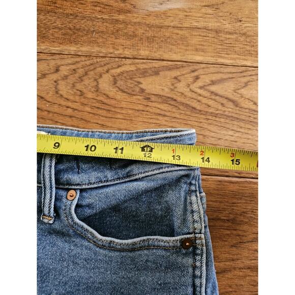 Madewell Curvy Stovepipe Jeans Women's Size 29 Blue Denim High Rise Medium Wash - Picture 4 of 10